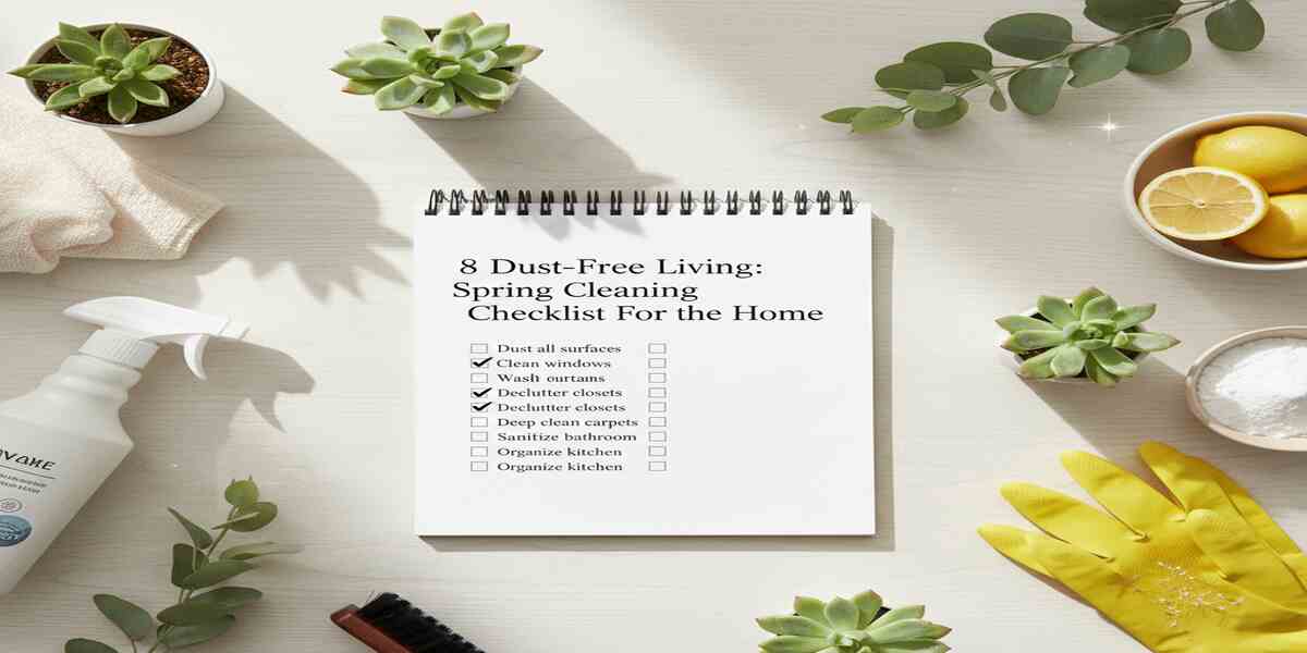 8 Dust-Free Living: Spring Cleaning Checklist For the Home