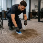 How to Remove Carpet Stains in High-Traffic Office Areas