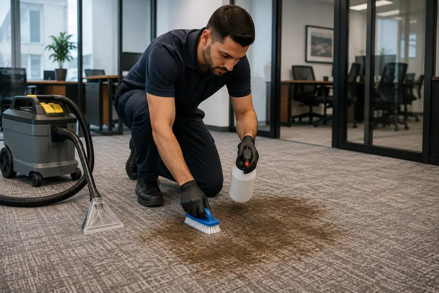 How to Remove Carpet Stains in High-Traffic Office Areas