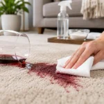How to Remove Wine Stains From Carpet Without Scrubbing